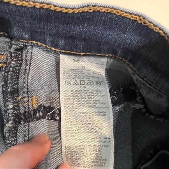 𝅺one of a kind Old Navy Rockstar Sashiko Jeans custom - Picture 16 of 16